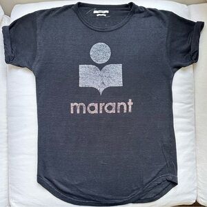✨ Isabel Marant Black T-Shirt 100% linen ✨